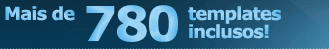 mais de 780 templates